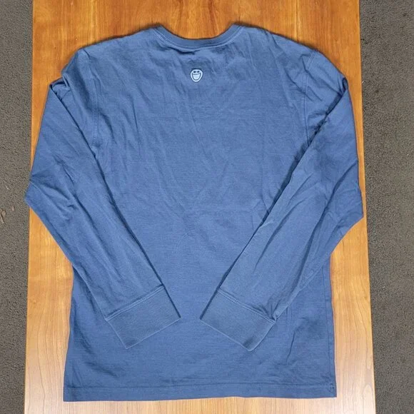 NWT Life Is Good Darkest Blue Men's Crusher L/S Vintage Grill Tee - M - Picture 5 of 10